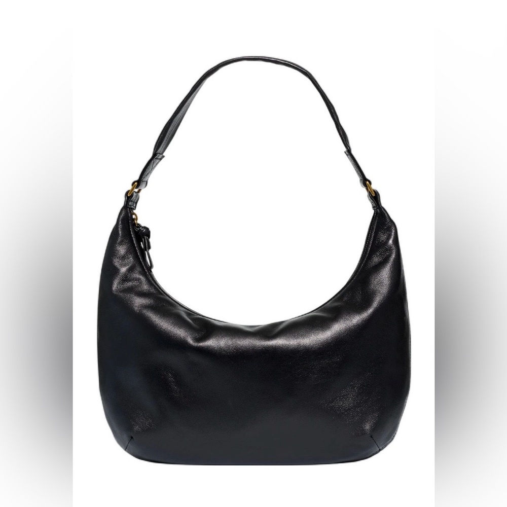 Madewell Black Leather Shoulder Bag